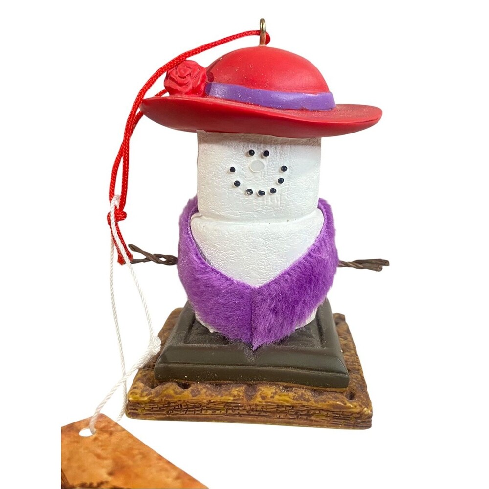 Red Hat Society Holiday Ornament Original S'mores Collection By Midwest NWT